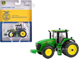 John Deere 7730 Tractor Green with Dual Wheels "National FFA Organization" 1/64 Diecast Model by ERTL TOMY