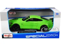 2020 Ford Mustang Shelby GT500 Bright Green 1/24 Diecast Model Car by Maisto