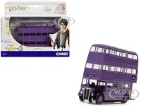 "Knight Bus" Triple Decker Bus Purple "Harry Potter" Movie Series Diecast Model by Corgi