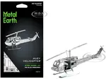 Model Kit Bell UH-1 Iroquois "Huey" Helicopter "United States Army" (Easy Difficulty) Steel Model by Metal Earth