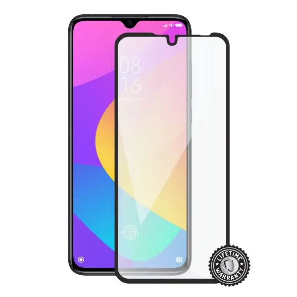 Screenshield tvrzené sklo pro Xiaomi Mi 9 Lite protection full COVER, černá