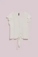 Marisse Women's Shirt L-Ko-4048 Off White