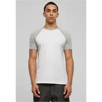 Contrasting raglan t-shirt wht/grey