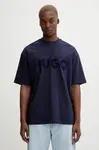 Bavlněné tričko HUGO Dinkee