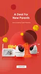 Rexing BM1 + Free Extra Add-on Baby Camera, Baby Monitor w/ Recording Capabilities 720p Video/Audio