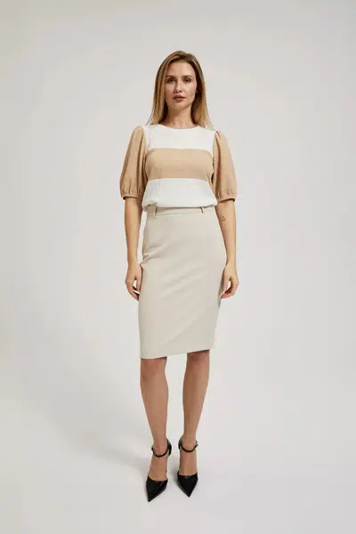 Marisse Women's Skirt L-Sc-4300 L.Beige