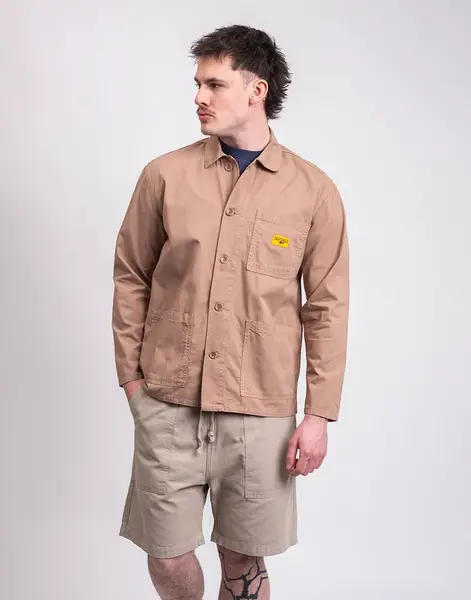 Service Works Twill Chore Shirt MUSHROOM M