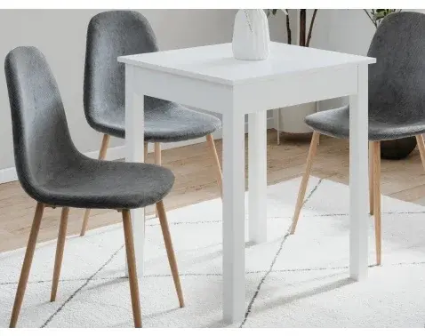 Jedálenský stôl Capri 60x67 cm, biely%