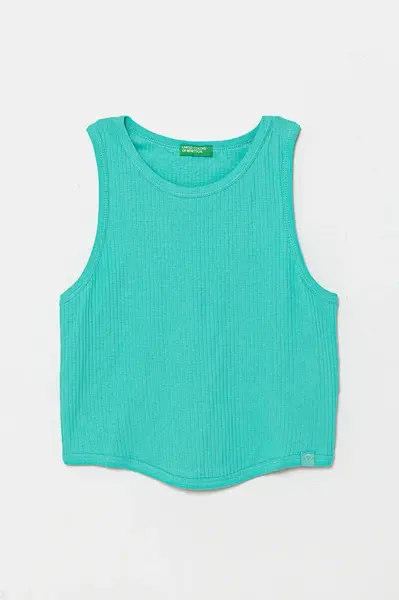 Dětský bavlněný top United Colors of Benetton