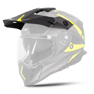Náhradní kšilt k helmě W-TEC Valso černá-fluo