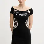 Šaty Versace Jeans Couture černá barva, mini, přiléhavé, 78HAO9A6 J0020