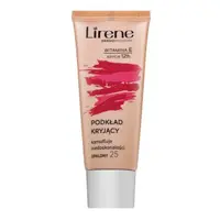 Lirene Vitamin E High-Coverage Liquid Foundation fluidný make-up proti nedokonalostiam pleti 25 Tanned 30 ml