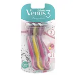 Gillette Jednorázová dámská holítka Venus 3 Dragonfruit 3 ks