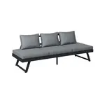 Ambia Garden SEDACÍ LAVICE, kov, textil, 204/70/69 cm