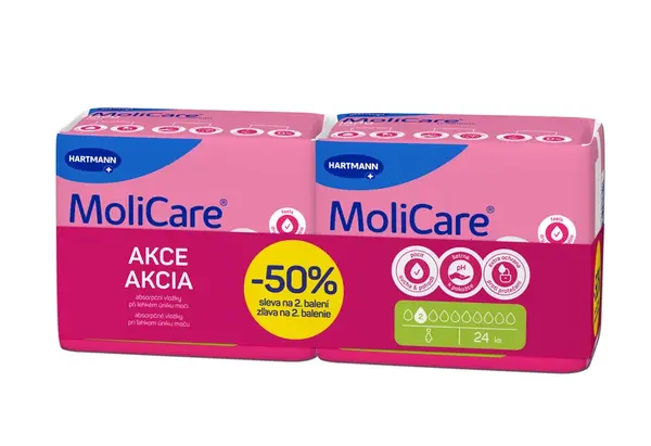 MoliCare Premium lady pad 2 kvapky DUOPACK (inkontinenčné vložky (zľava -50% na 2. balenie))