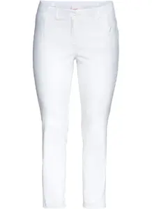 SHEEGO Nohavice  biela