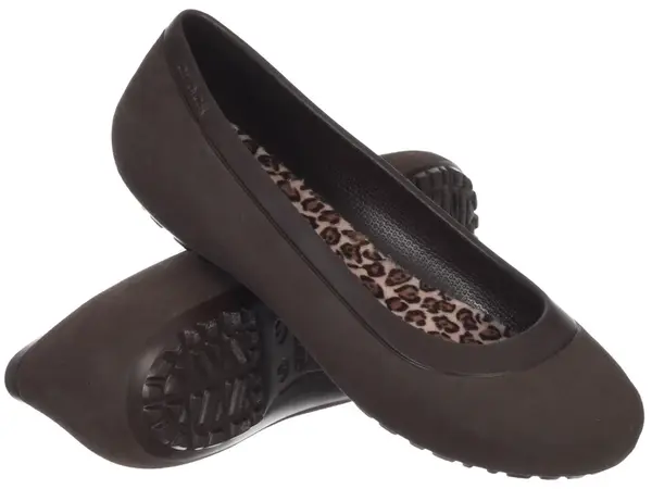 Dámské baleríny Crocs s leopardím vzorem