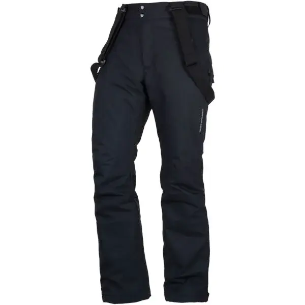 Northfinder KARZON Pánské lyžařské kalhoty, černá, velikost