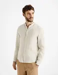 Celio Lněná košile Damaolin - Pánské