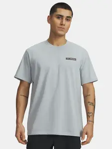 Svetlosivé tričko Under Armour UA HW ARMOUR LABEL SS