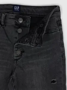 GAP Dětské džíny jegging s knoflíky - Holky