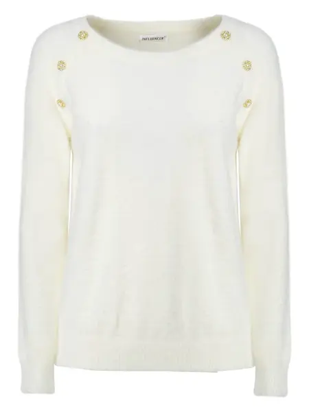Influencer Sveter  biela