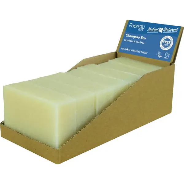 Friendly Soap Natural Shampoo Bar Lavender and Tea Tree přírodní mýdlo na vlasy 7x95 g
