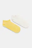 Ponožky Calvin Klein 2-pack dámské, žlutá barva, 701231383