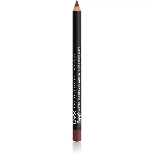 NYX Professional Makeup Suede Matte Lip Liner matná ceruzka na pery odtieň 55 Cold Brew 1 g
