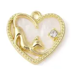 Alloy with Rhinestone Pendants