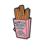 Churro Know My Life Enamel Brooches