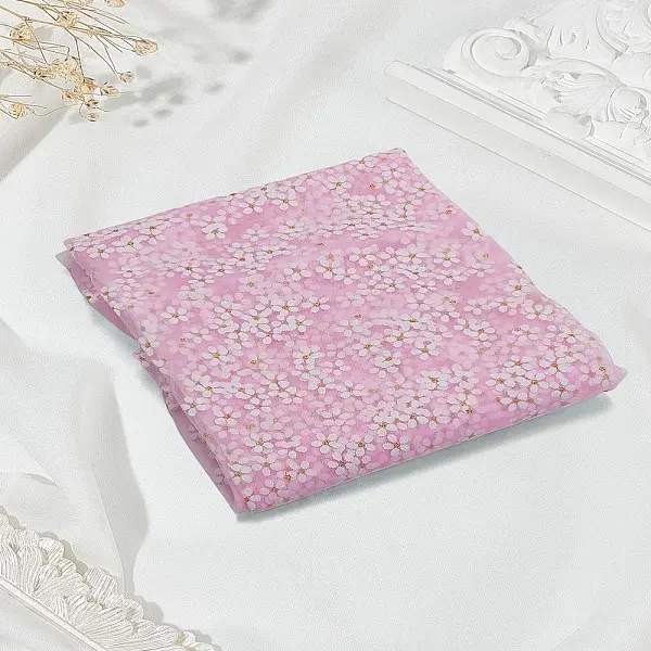 1.5 Yards Polyester Flower Pattern Fabric