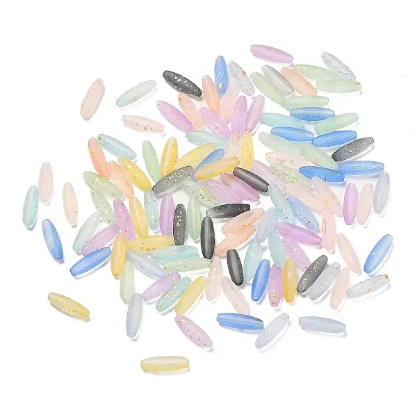 Frosted Glass Beads