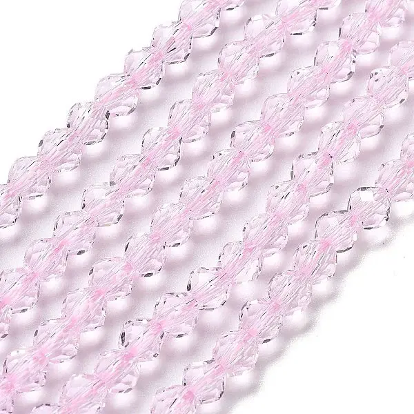 Transparent Glass Beads Strands