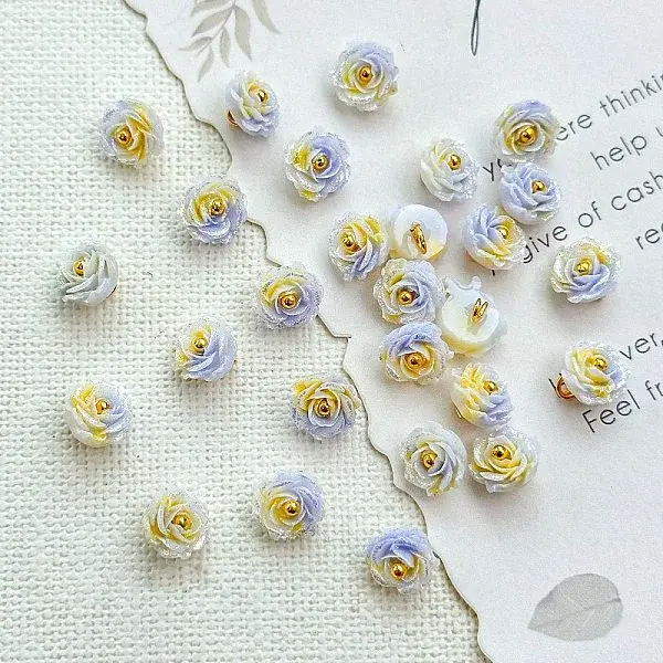 Two Tone Transparent Resin Charms