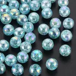 Transparent Crackle Acrylic Beads