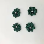 Polyester Rhinestones Flower for Ornament Appliques DIY Wedding