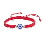 Resin Evil Eye Braided Bead Bracelet