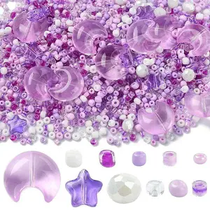 Mixed Styles Glass Beads Strands