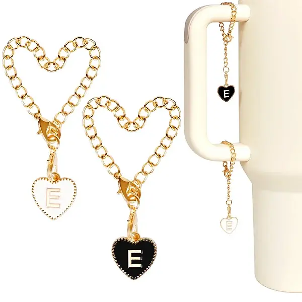 2 Sets Alloy Enamel Cup Pendant Decorations