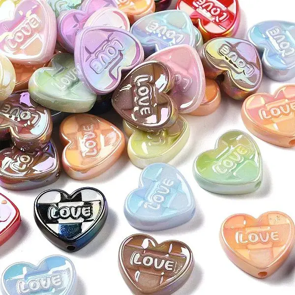 UV Plating Opaque Acrylic Beads