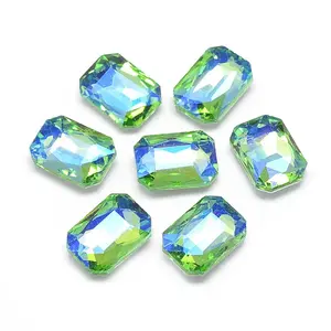 Pointed Back Glass Rhinestone Cabochons
