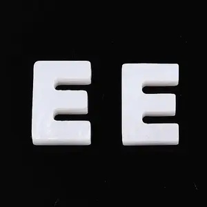 Natural Freshwater Shell Letter Charms