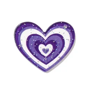 Transparent Plastic Pendants