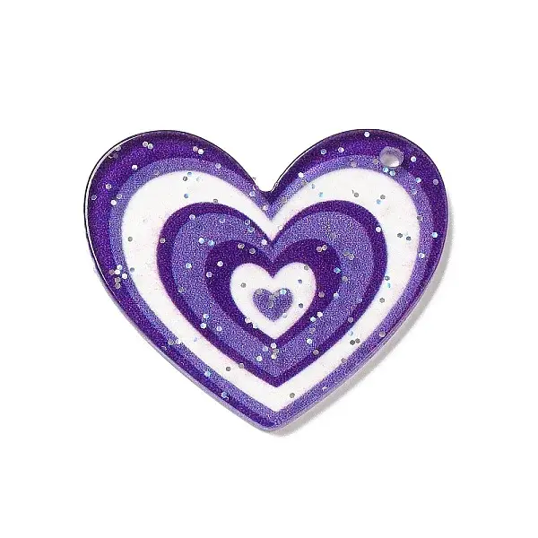 Transparent Plastic Pendants