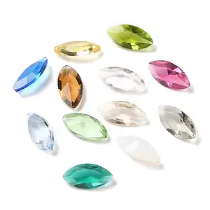 Pointed Back Glass Rhinestone Cabochons