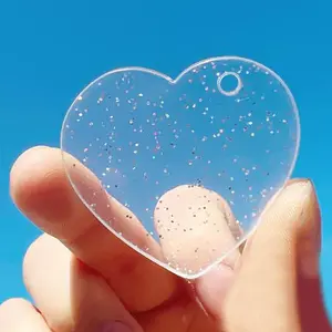 Transparent Acrylic Disc Pendants