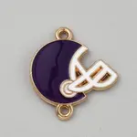 Zinc Alloy Enamel Sport Connector Charms