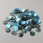 Natural Akoya Shell Dyed Disc Charms