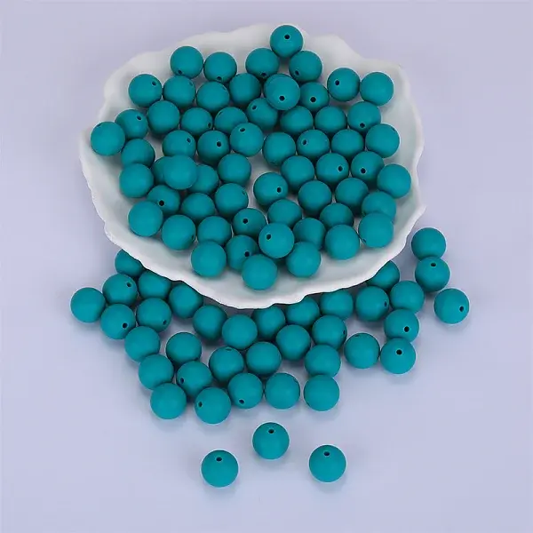 Round Silicone Focal Beads